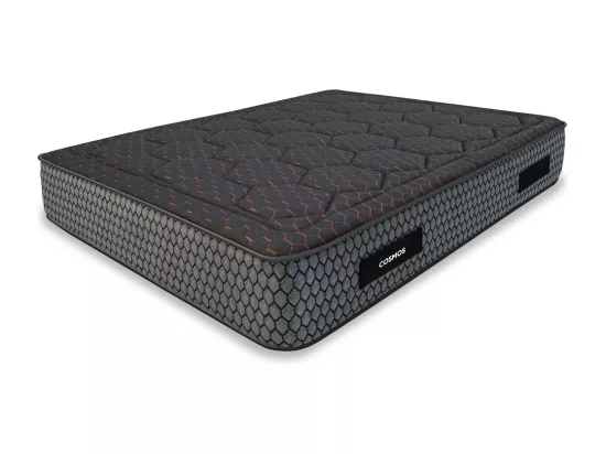 Matelas mousse Cosmos Black - 180x200cm - accueil mémoire de forme 50kg/m3 et 12 zones - 28 cm