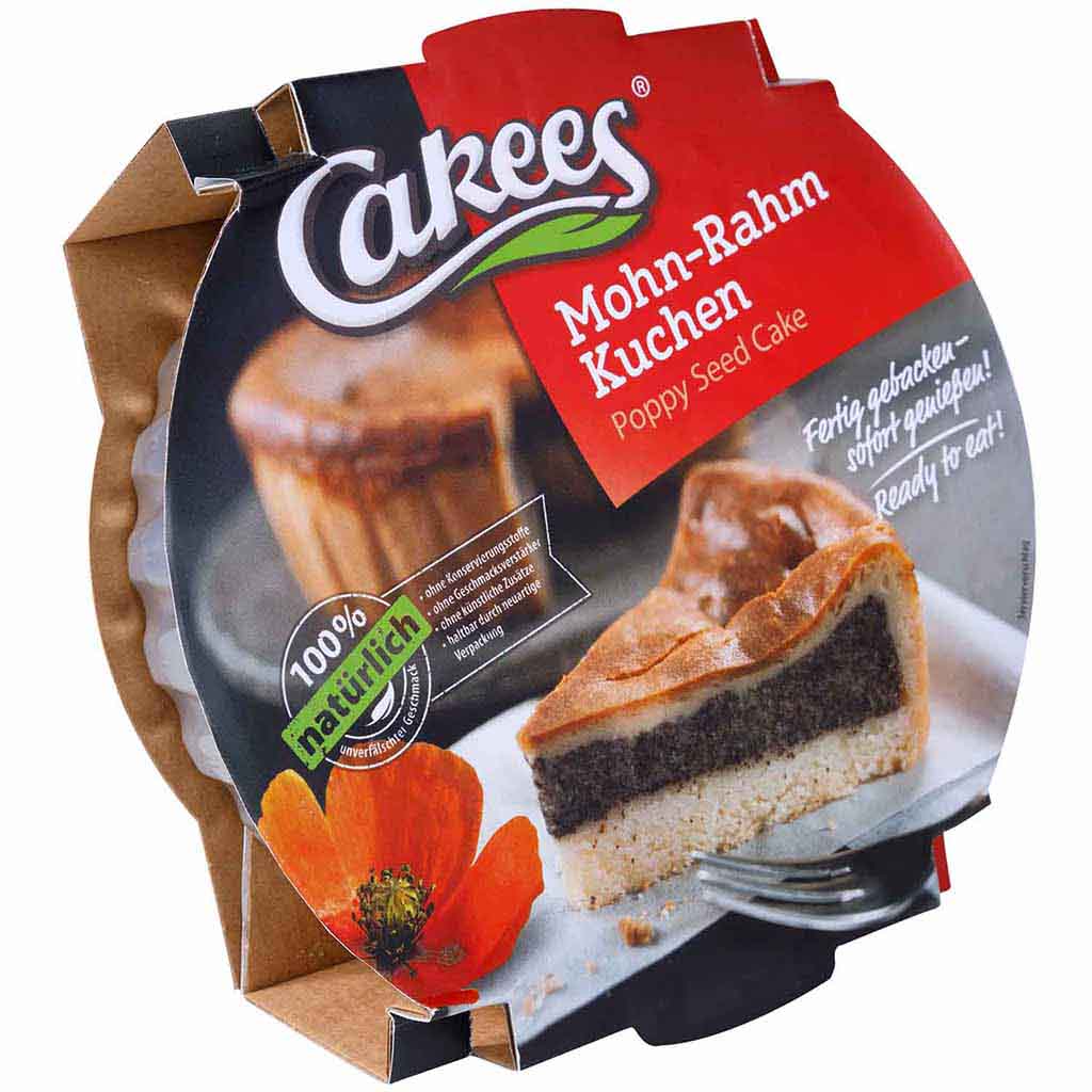 Cakees Mohn Rahm Kuchen 450g MHD:5.7.25