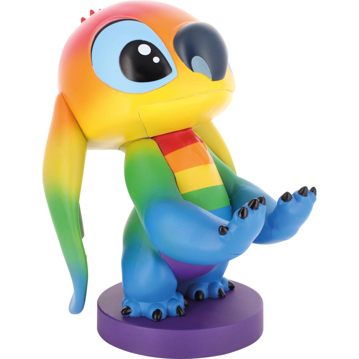 Cable Guys smarttelefon-/kontrollerholderfigur (Rainbow Stitch)