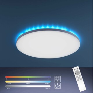 LED-Deckenleuchte Gustav 42x2,9 cm rund weiß