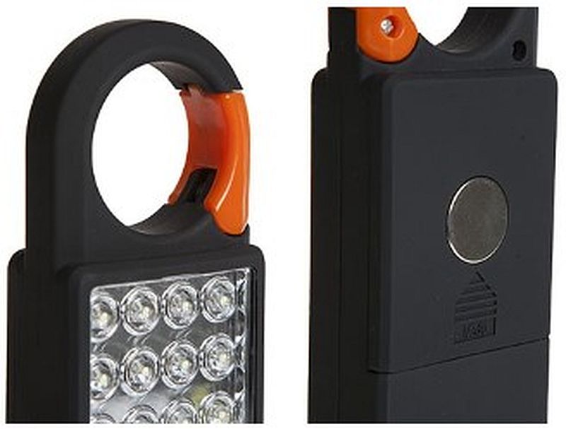 Flächenleuchte mit Karabiner 3-W-COB-LED-Licht 150 Lumen