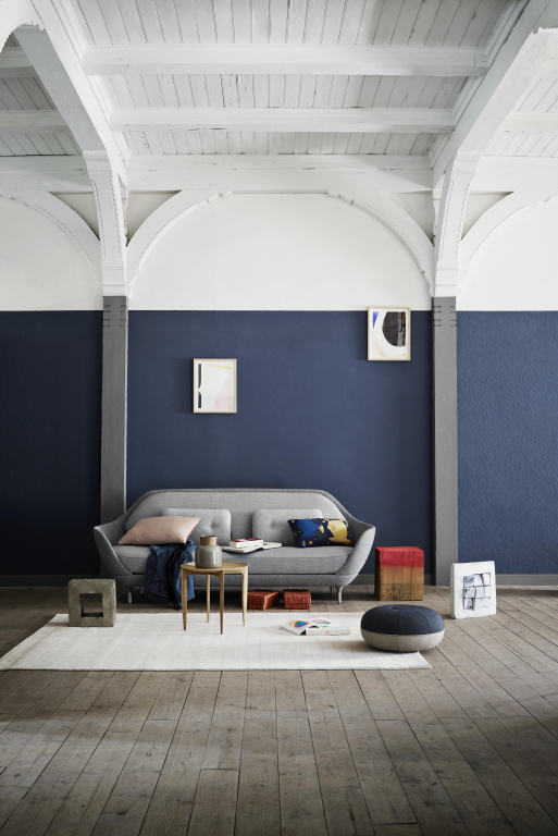 Fritz Hansen Tray salontafel 60 zwart eiken