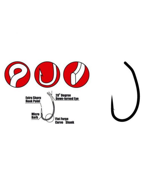 Gamakatsu Gama G-Carp Snagger Hooks #10 - Vishaak -