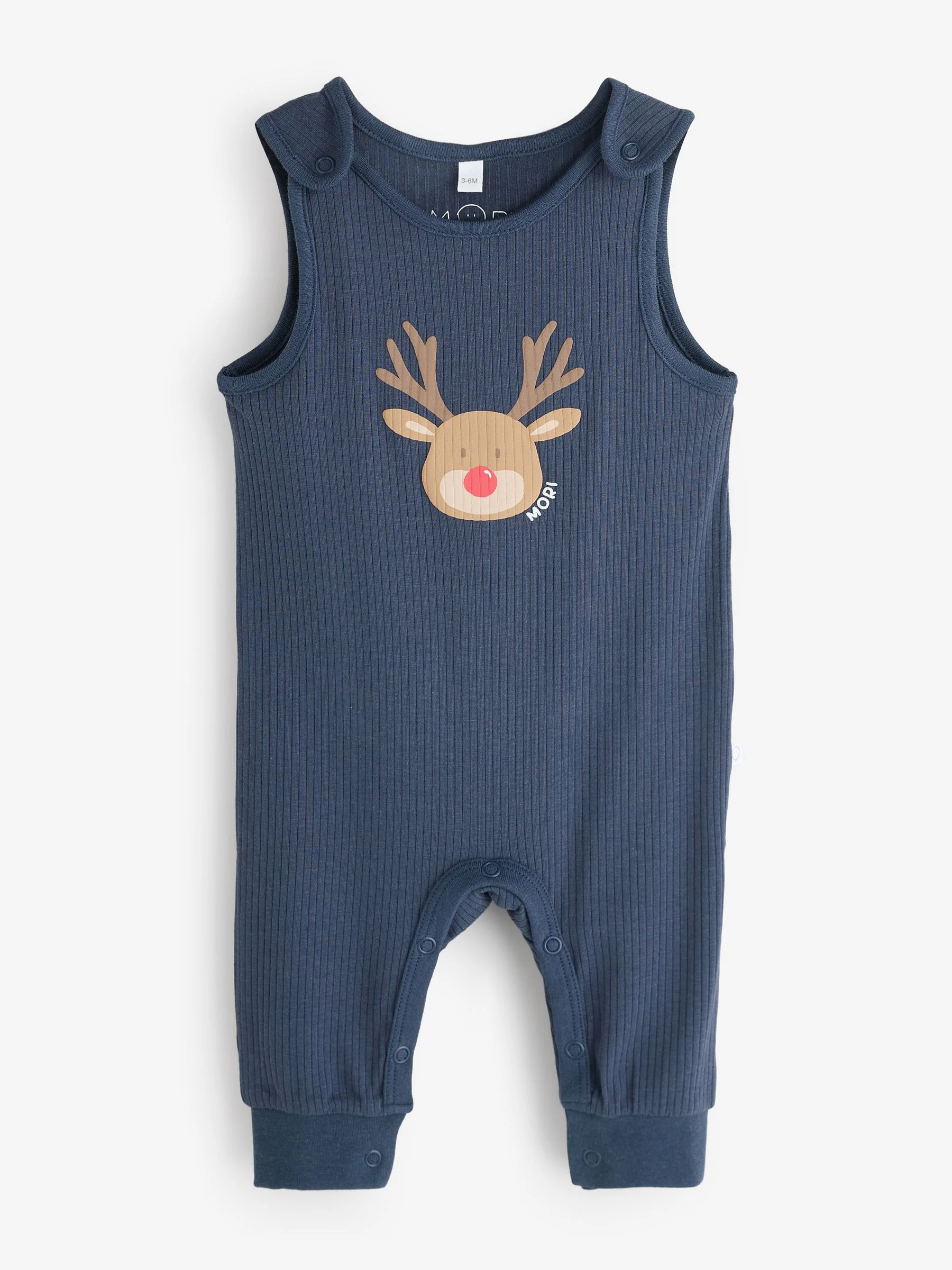 Hemelsblauw - MORI Supersoft Dungarees