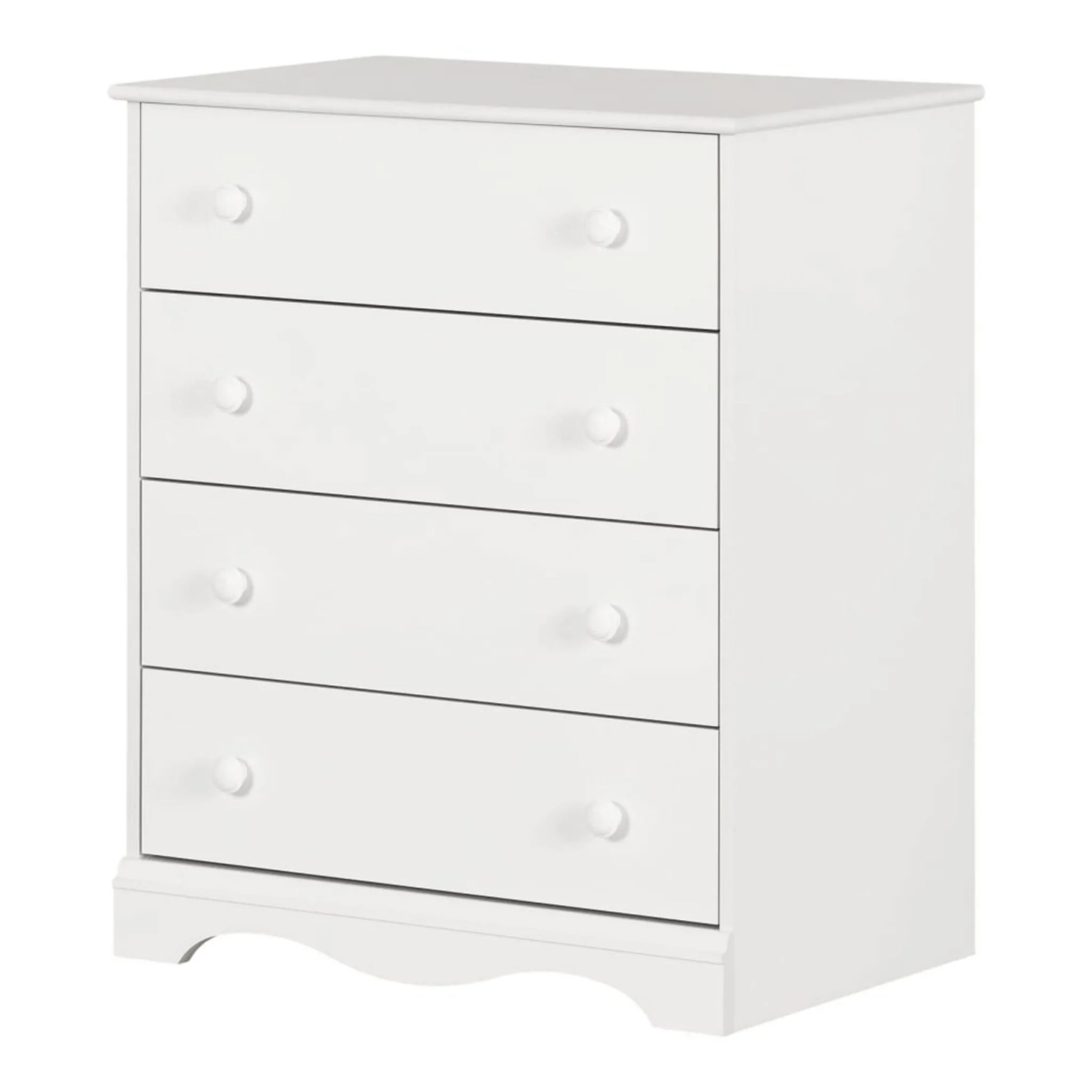 South Shore Commode 4 Tiroirs Angel - Blanc Solide