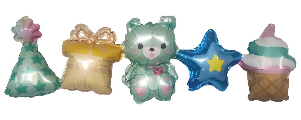 Folieballon Guirlande - Bamse fødselsdag