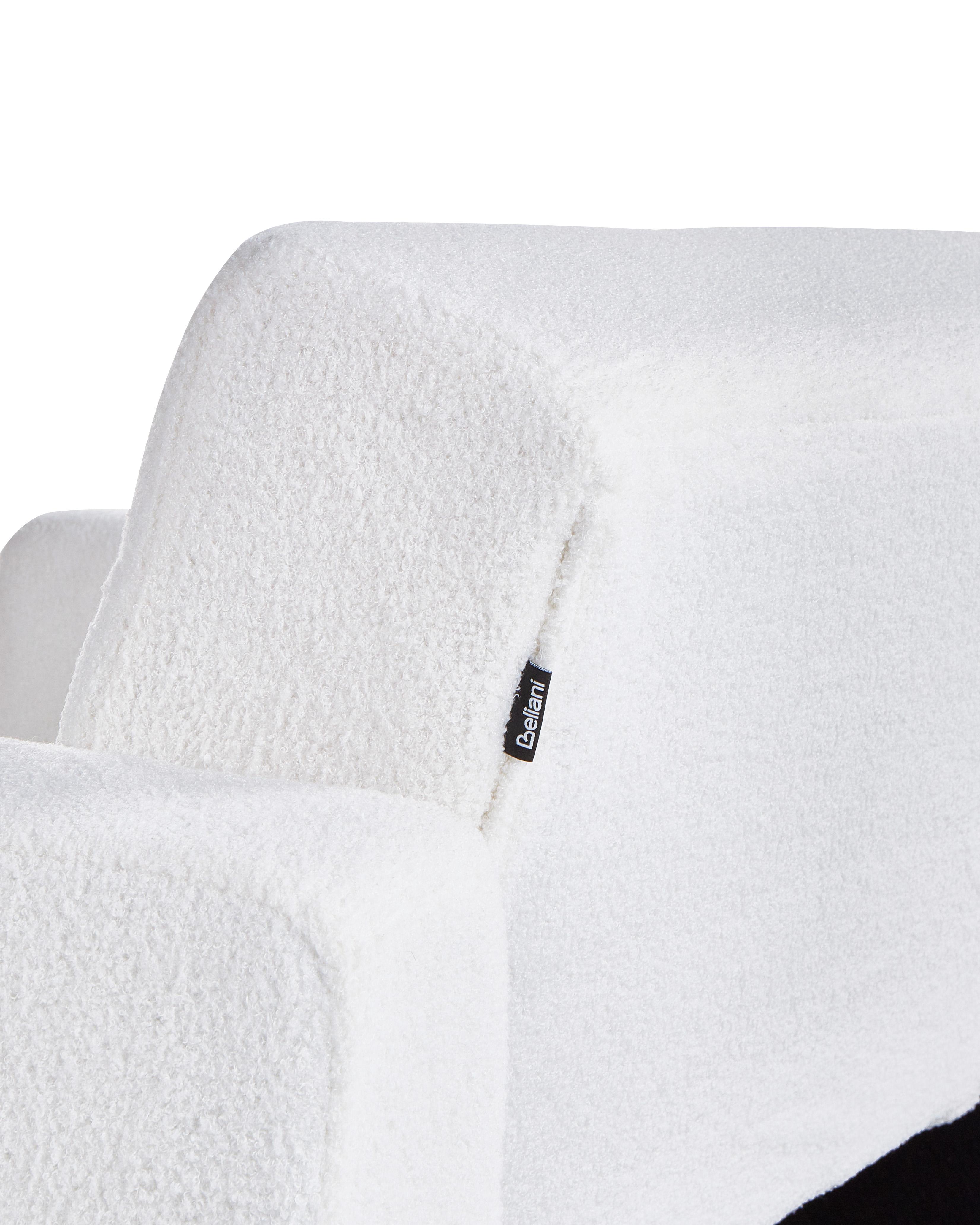 Fauteuil ABERDEEN Bouclé Gebroken wit