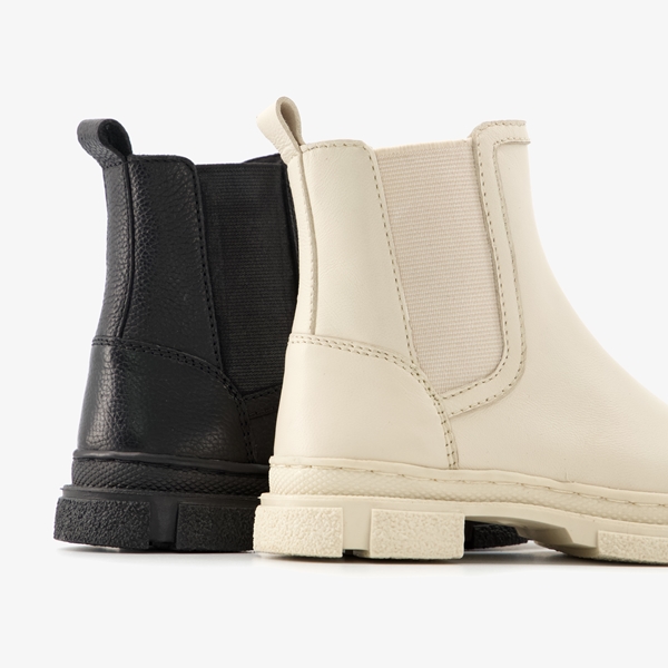 Groot meisjes leren chelsea boots