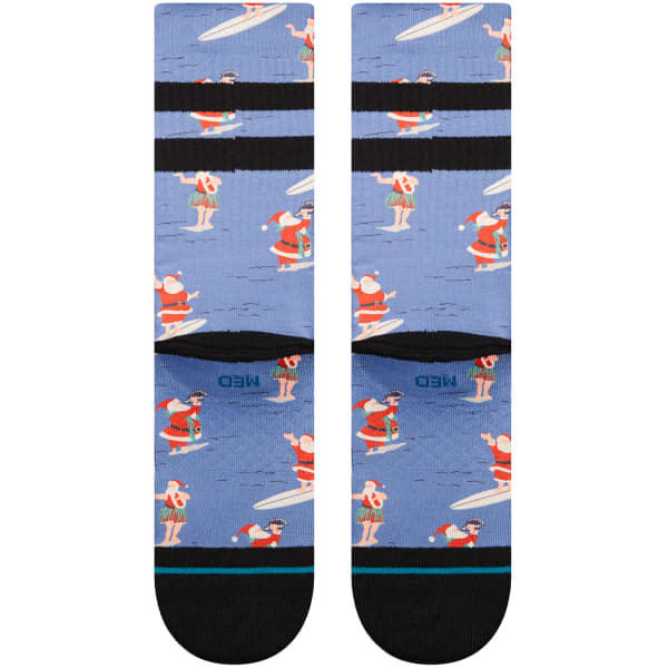 Chaussette STANCE SURFING SANTA CREW BLUE