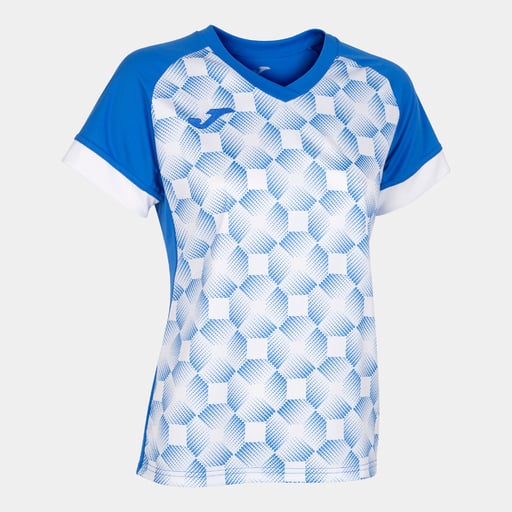 Camiseta Joma Supernova III Royal White de manga curta