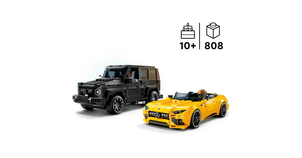 LEGOSpeed Champions - Mercedes-AMG G 63 en Mercedes-AMG SL 63 Constructiespeelgoed  (76924)