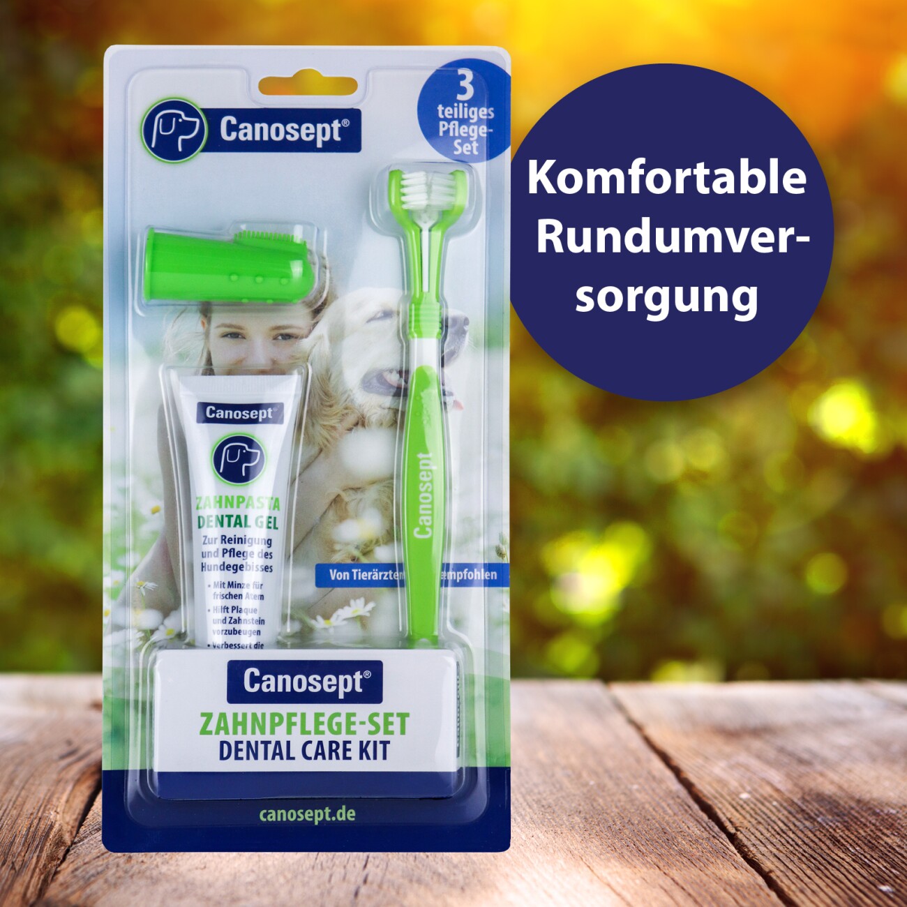 Canosept Zahnpflege-Set für Hunde
