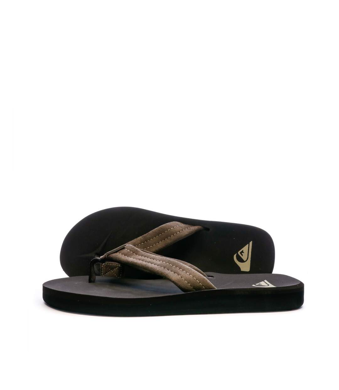 Tongs Marron Homme Quiksilver Carver Suede