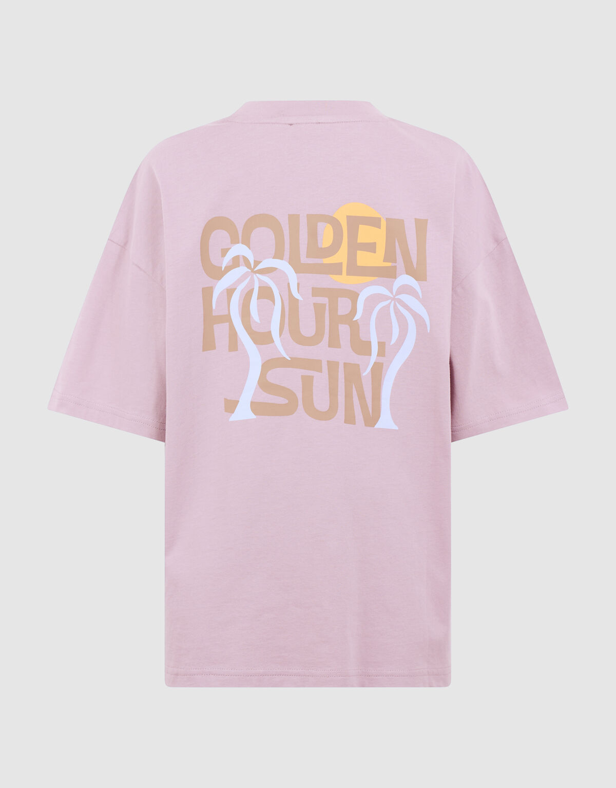 Golden Hour Artwork T-shirt Lichtpaars