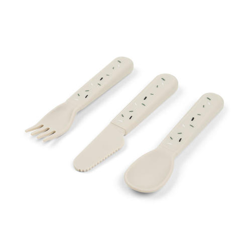 Foodie Couverts Set de 3 Confetti Sable - DONE BY DEER