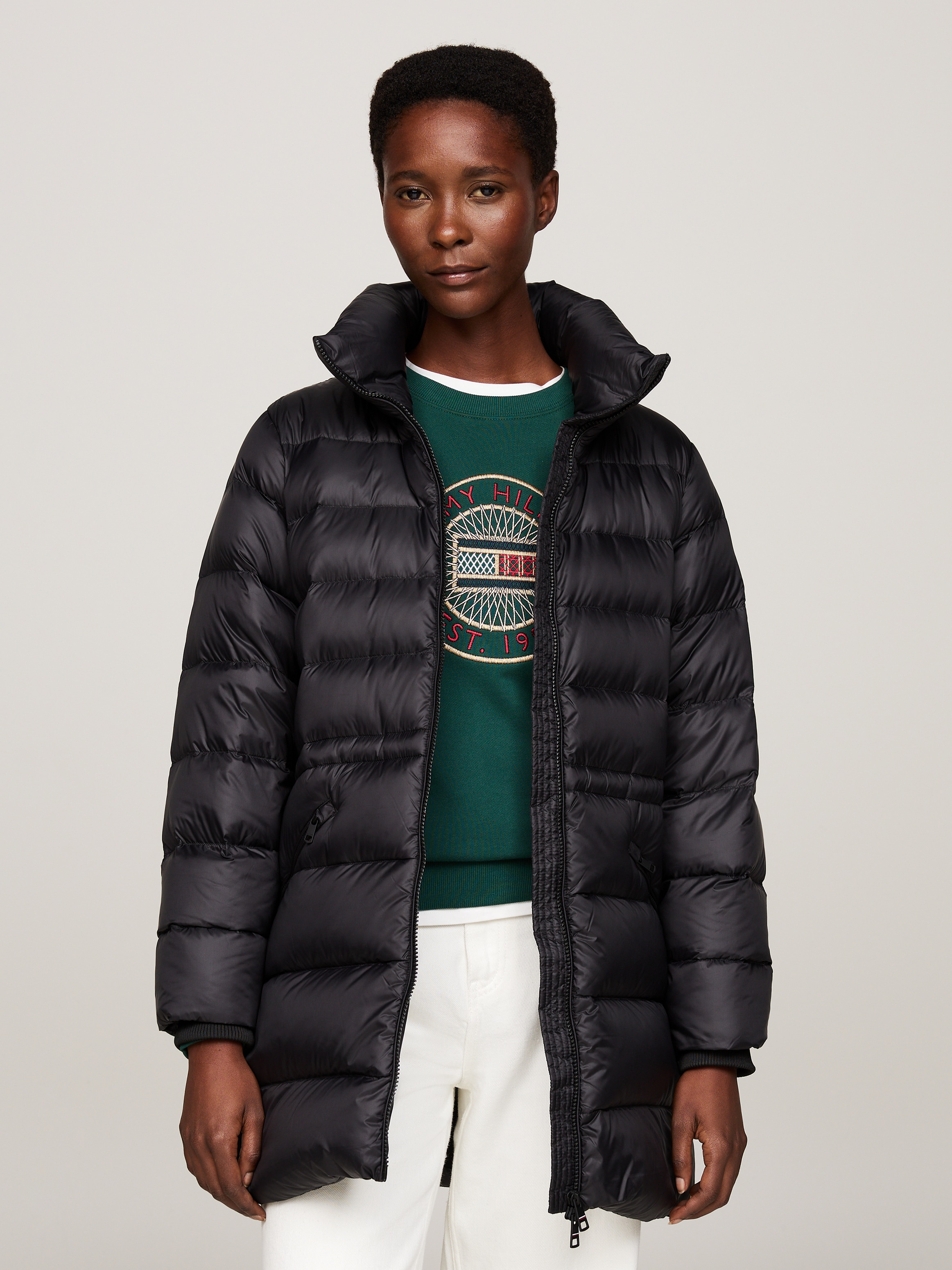 Tommy Hilfiger Langmantel , mit Logoprägung