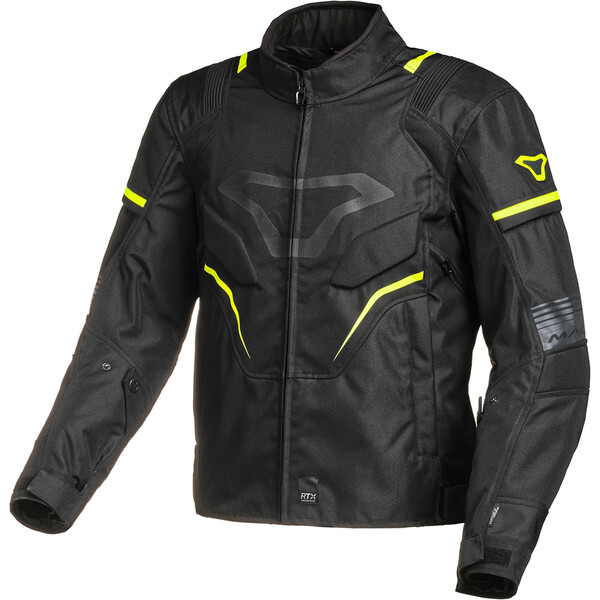 Macna - Blouson Adept Noir / Jaune fluo