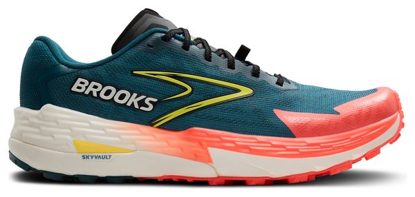 Chaussures Trail Brooks Catamount 4 Bleu/Rouge Homme