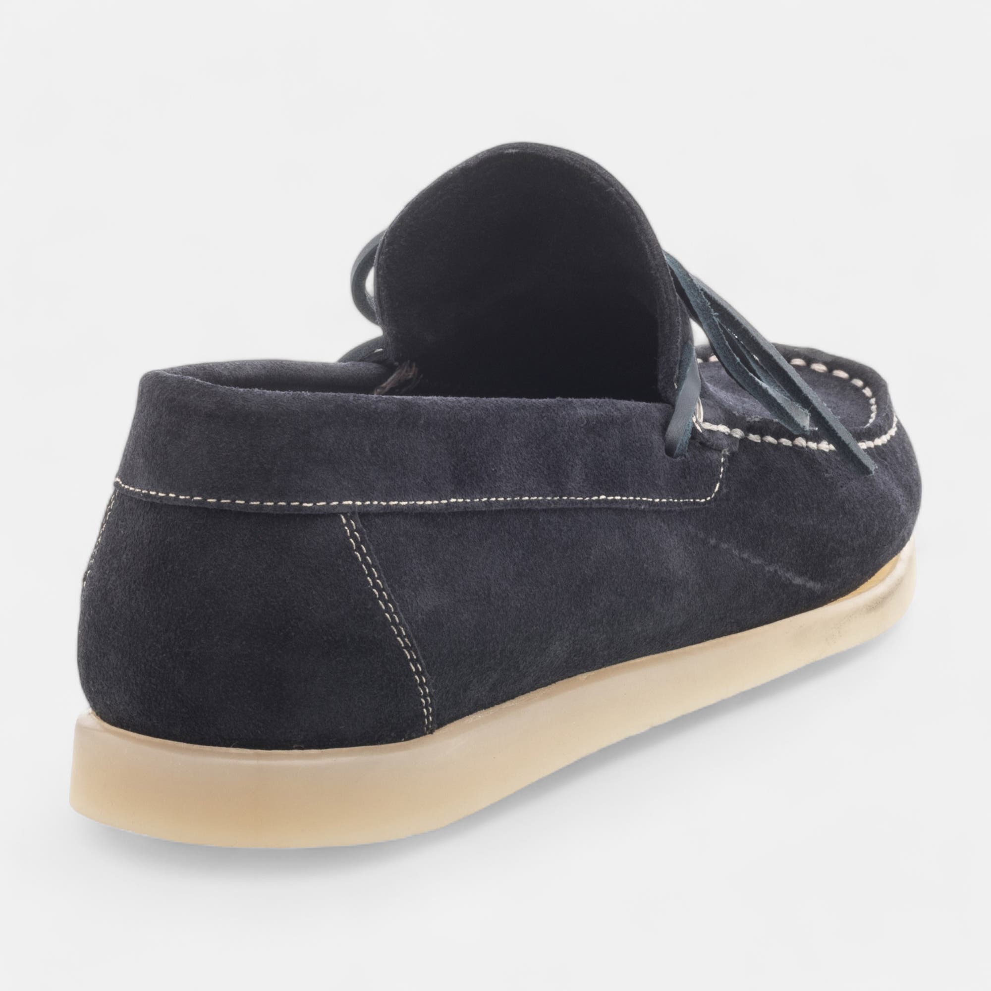 Mocassins Homme en cuir bleu marine