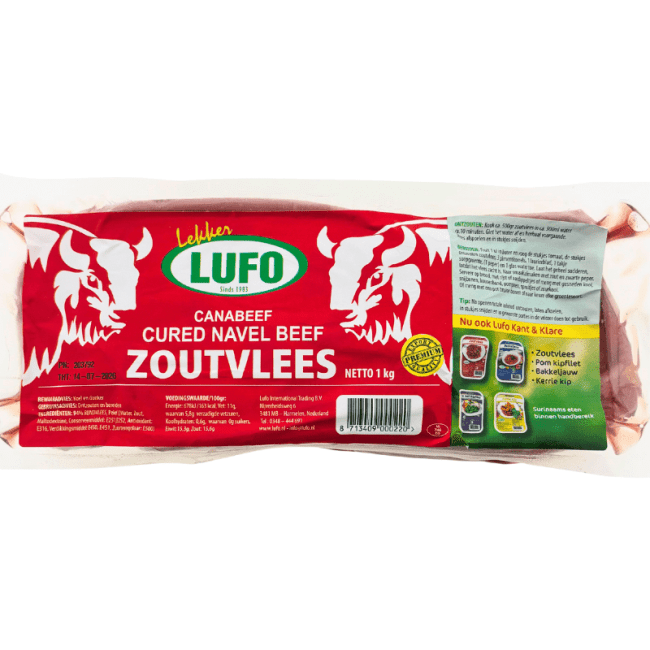 Lufo Canabeef Curved Navel Beef Zoutvlees 1kg