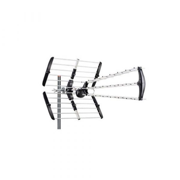 Daxis Antena Digital TDT UHF 5G 10~15dB 27 Elementos c/ Ficha F
