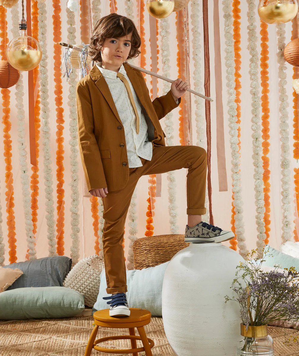 BLAZER GARÇON CAMEL