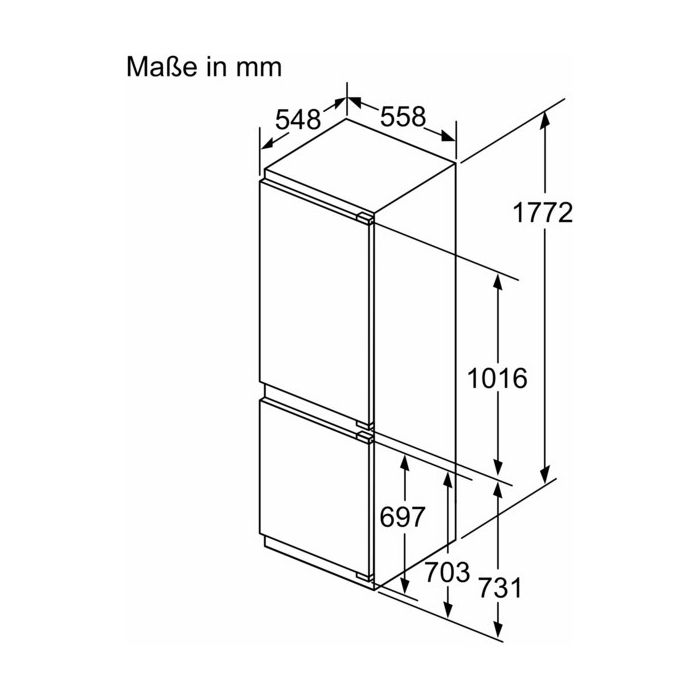 Siemens Kühl- / Gefrierkombination KI86NADD0