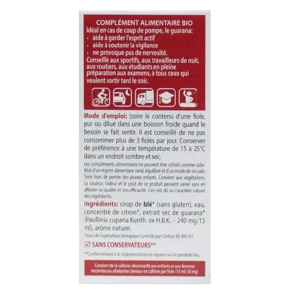 Ortis Vitality Energy Express Energético Orgânico Sabor Limão e Gengibre, 1 dose