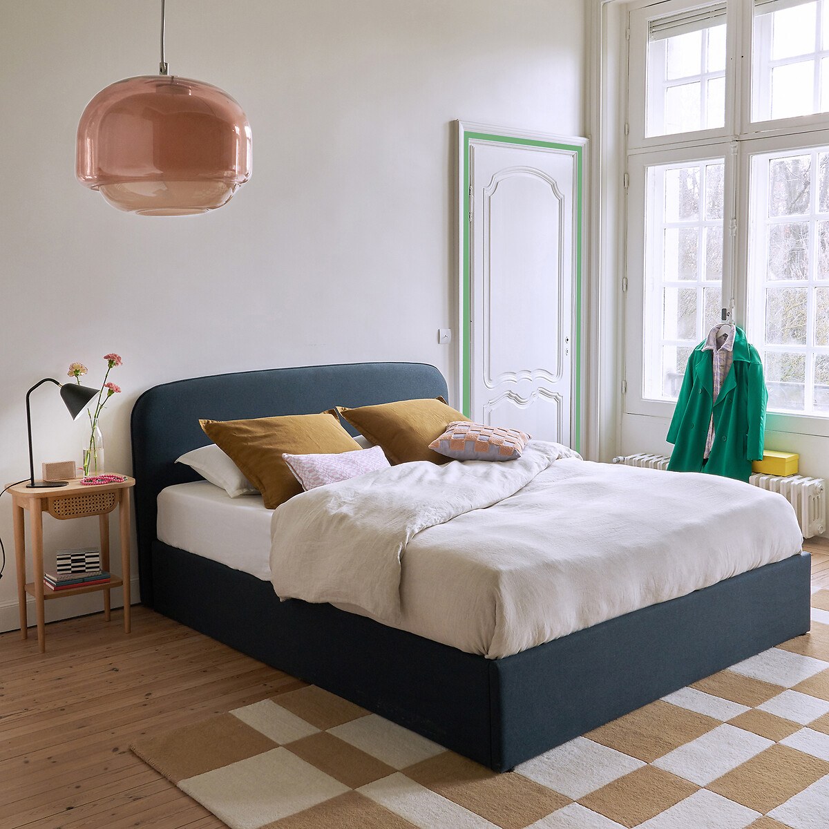 LA REDOUTE INTERIEURS<br>Cama baú com estrado de ripas rebatível, Conto