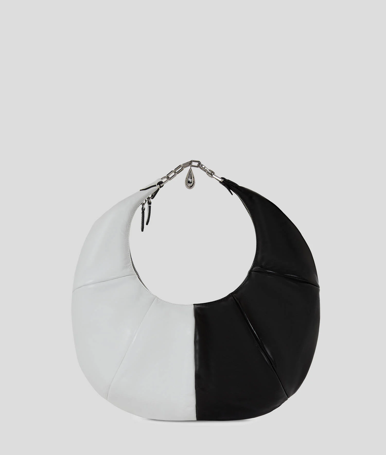 GRAND SAC PORTÉ ÉPAULE KL X JOANN - Blanc/Noir