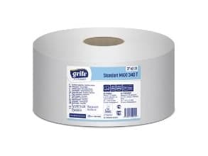 Toiletpapir Jumbo Maxi 2-lag Ø24cm 340m Natur Genbrug,6 rl/krt