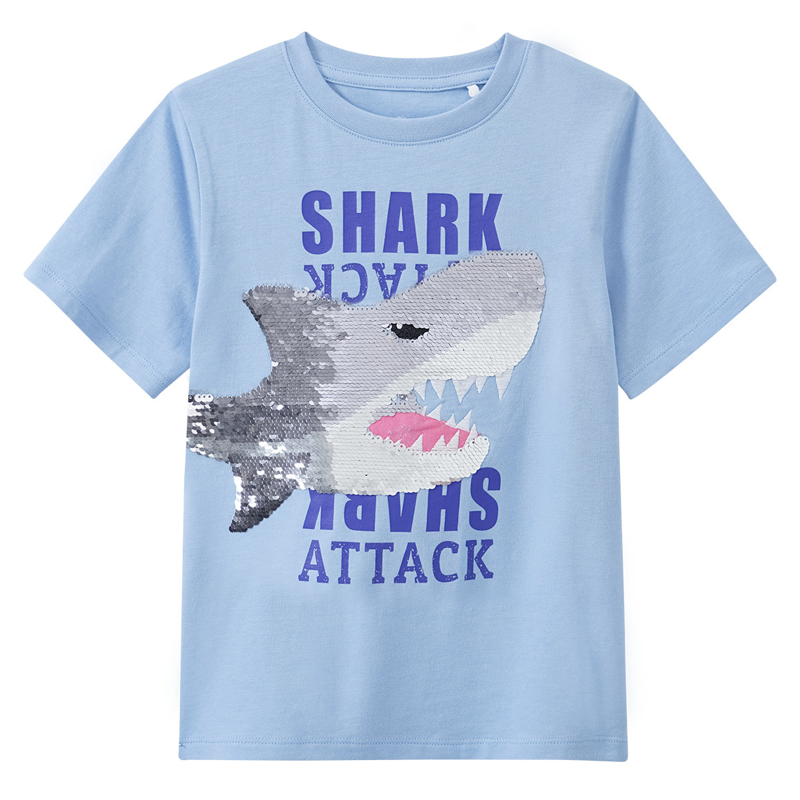 Topolino Jungen T-Shirt mit Wendepailletten hellblau