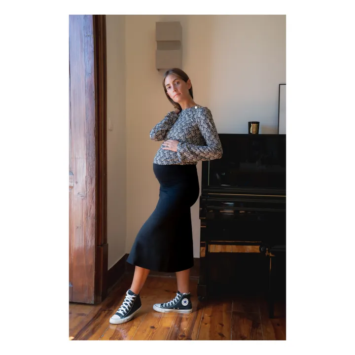 Paloma Collection Jupe de Grossesse Clementina | Noir