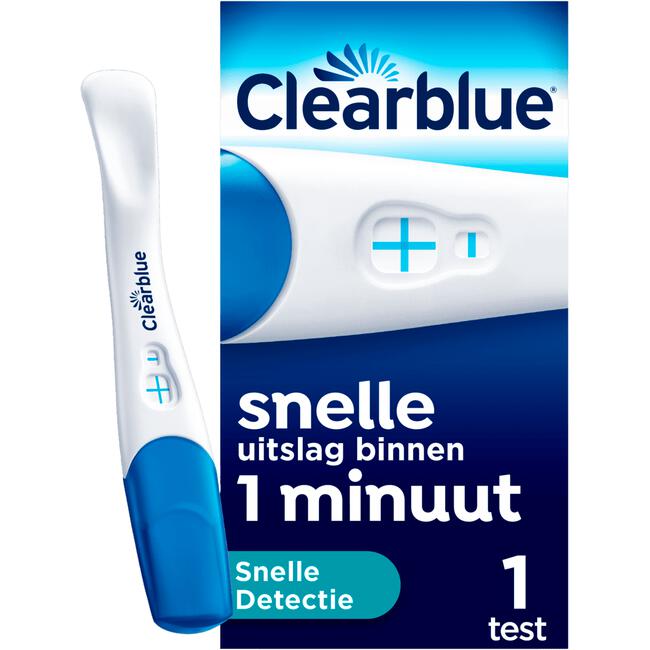Clearblue Snelle Detectie Zwangerschapstest 1 Stuk