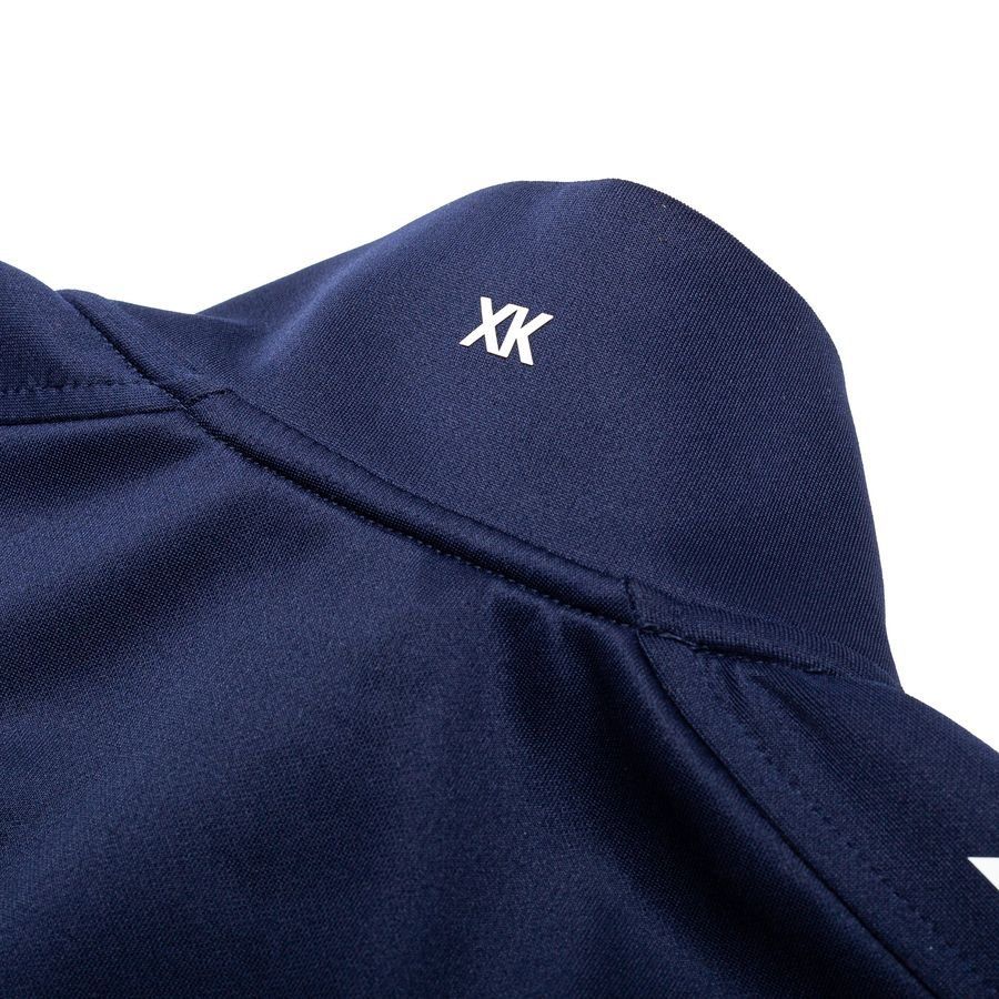 Hummel DBU Fodboldskole Entraîneur Poly Full Zip Sweat - Bleu Marine