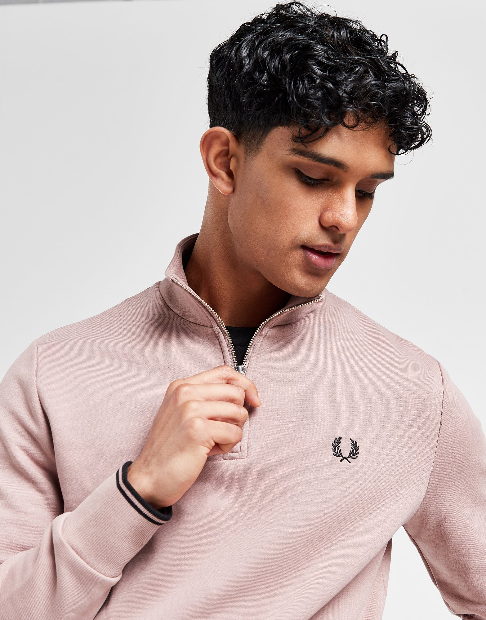Fred Perry Sweat Zippé Homme