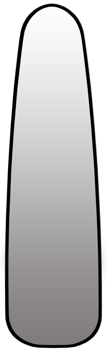 Spiegel Black Diamond B50 x H160 cm