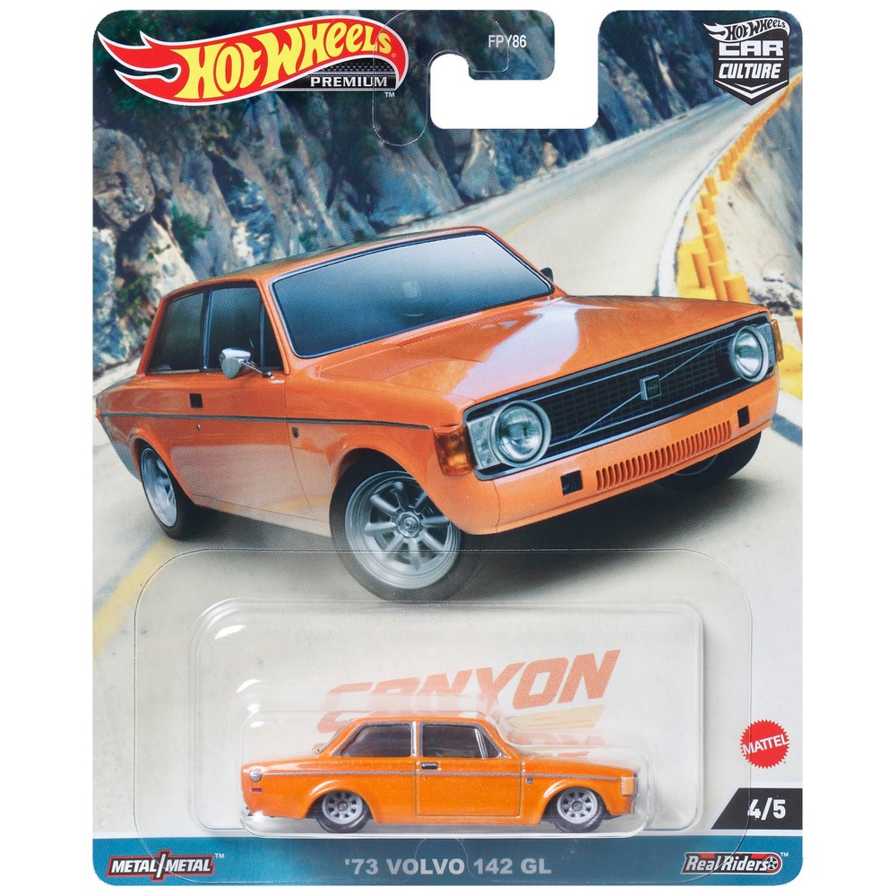 Hot Wheels Premium Car Culture '73 Volvo 142 GL Fahrzeug