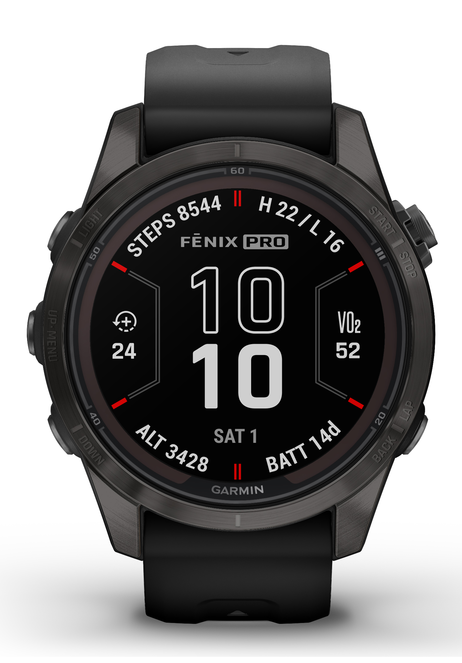 Garmin Fenix 7S Pro Sapphire Solar Schwarz 010-02776-11
