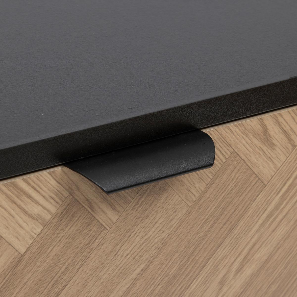 CONSOLE CHEVRONS D.110X35X75CM