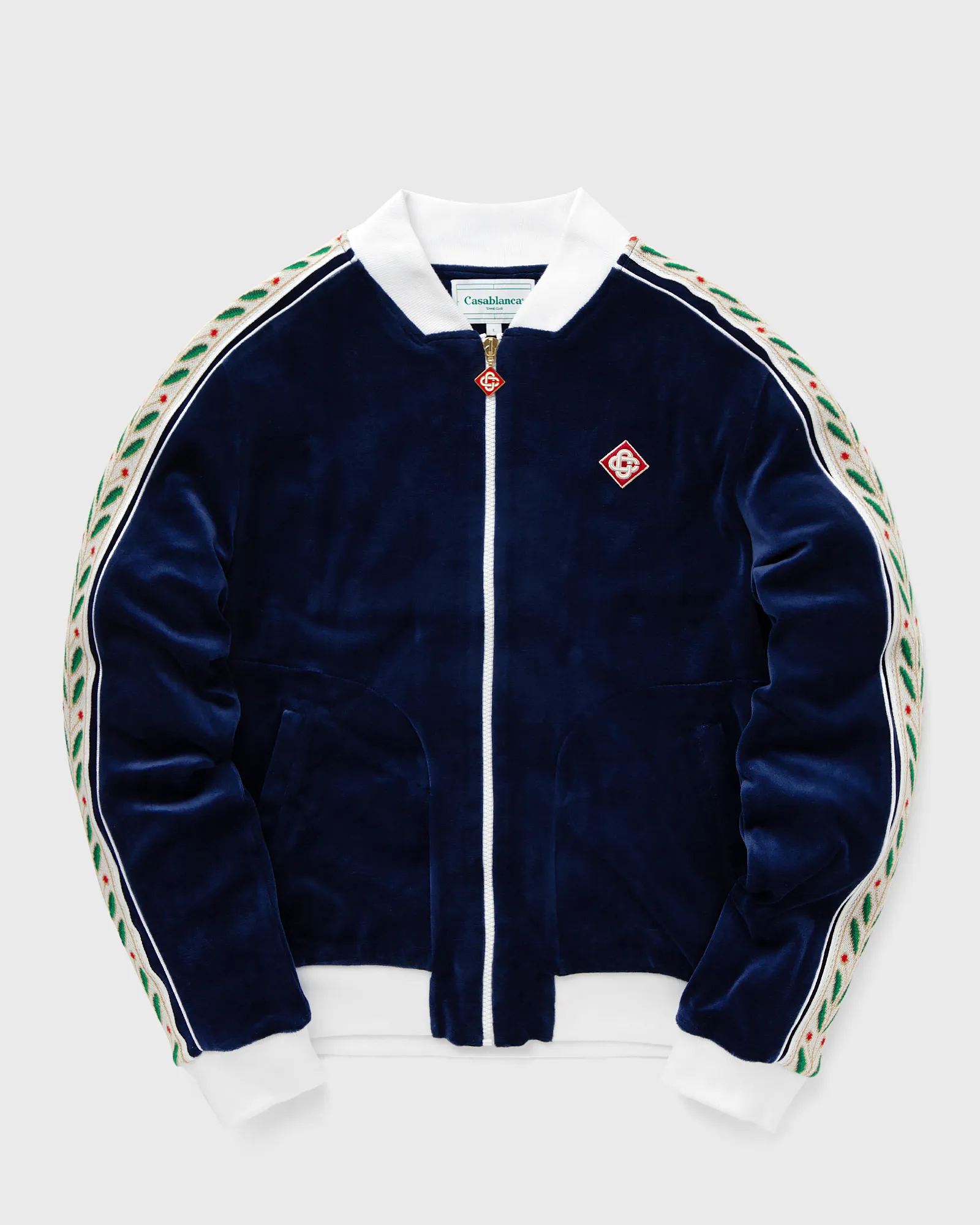 Casablanca MENS VELOUR LAUREL TRACK JACKET