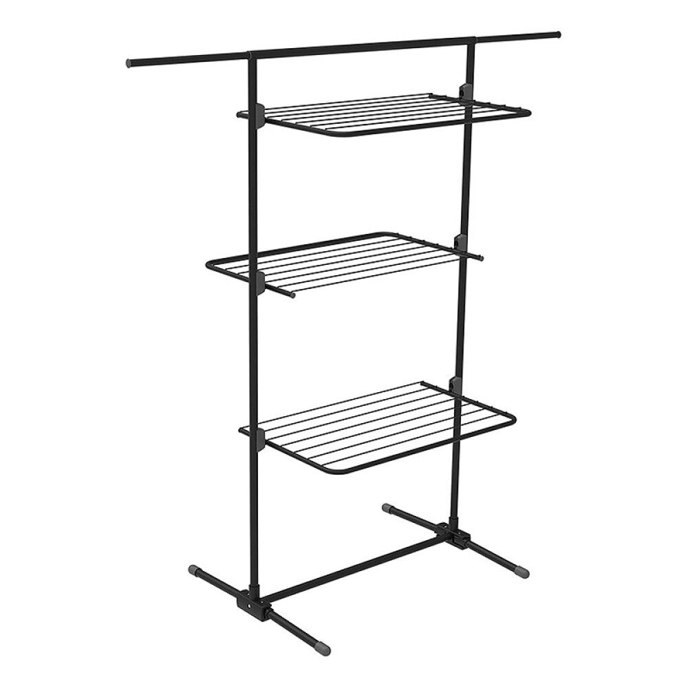 TØRKESTATIV RÖRETSTRIPLE PLUS 138x70x58 SVART