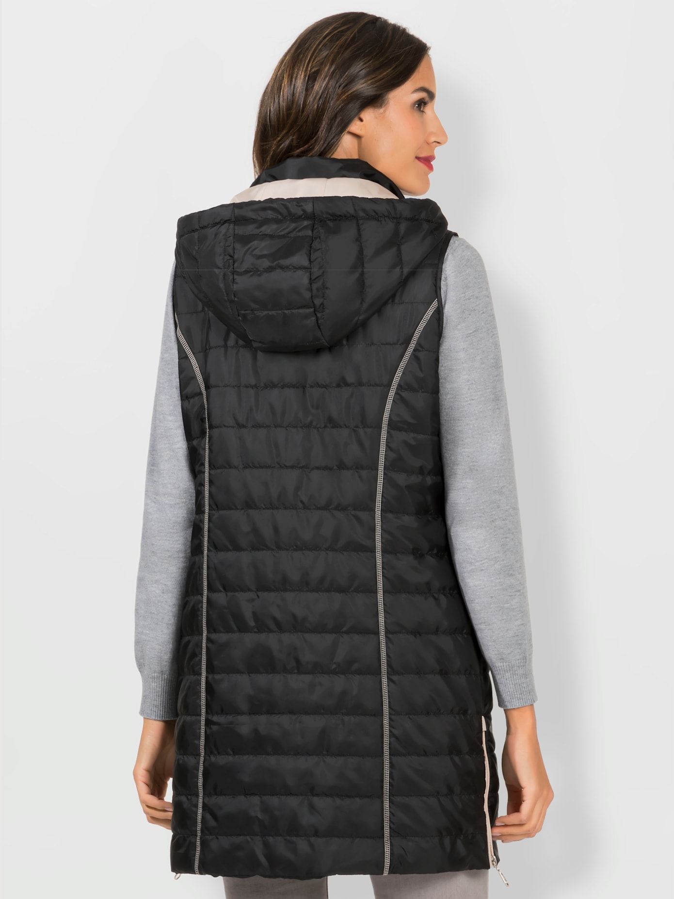 Gilet long jolie coupe longue moderne