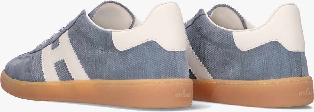 blauwe hogan lage sneakers cool allacciato h