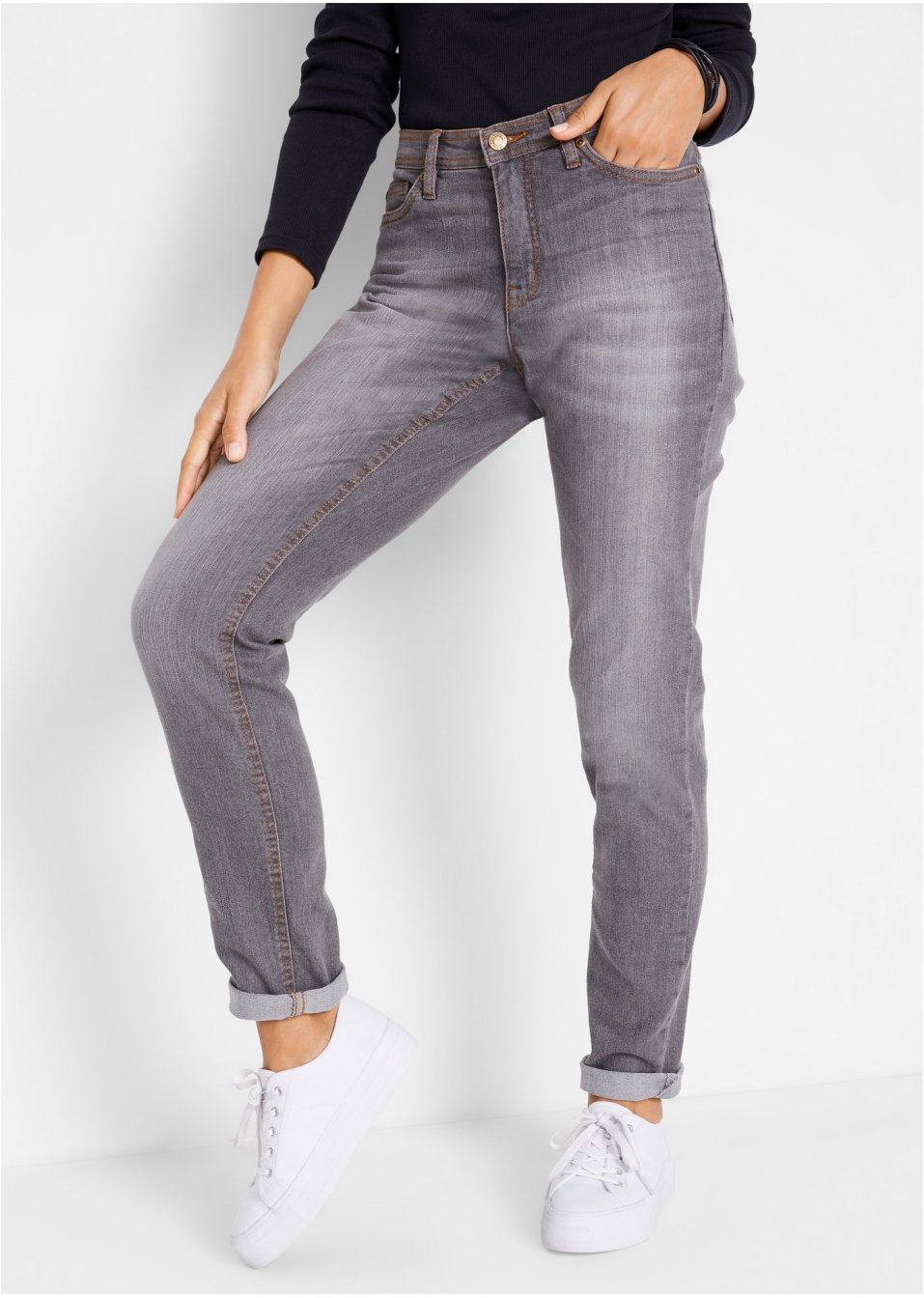 Jean extensible confort-stretch Mom