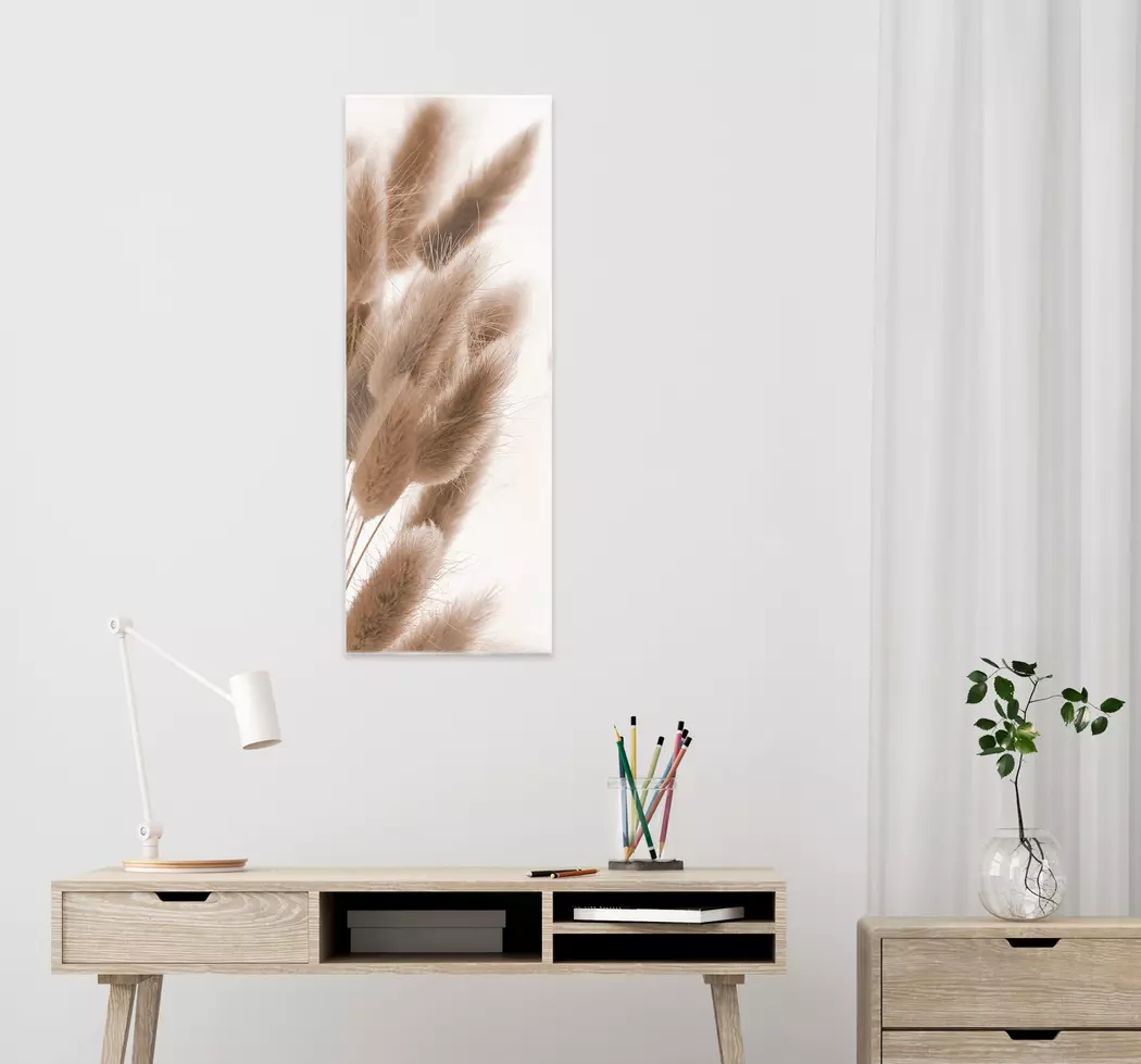 Glasbild 30 x 80 cm Soft Nature VII