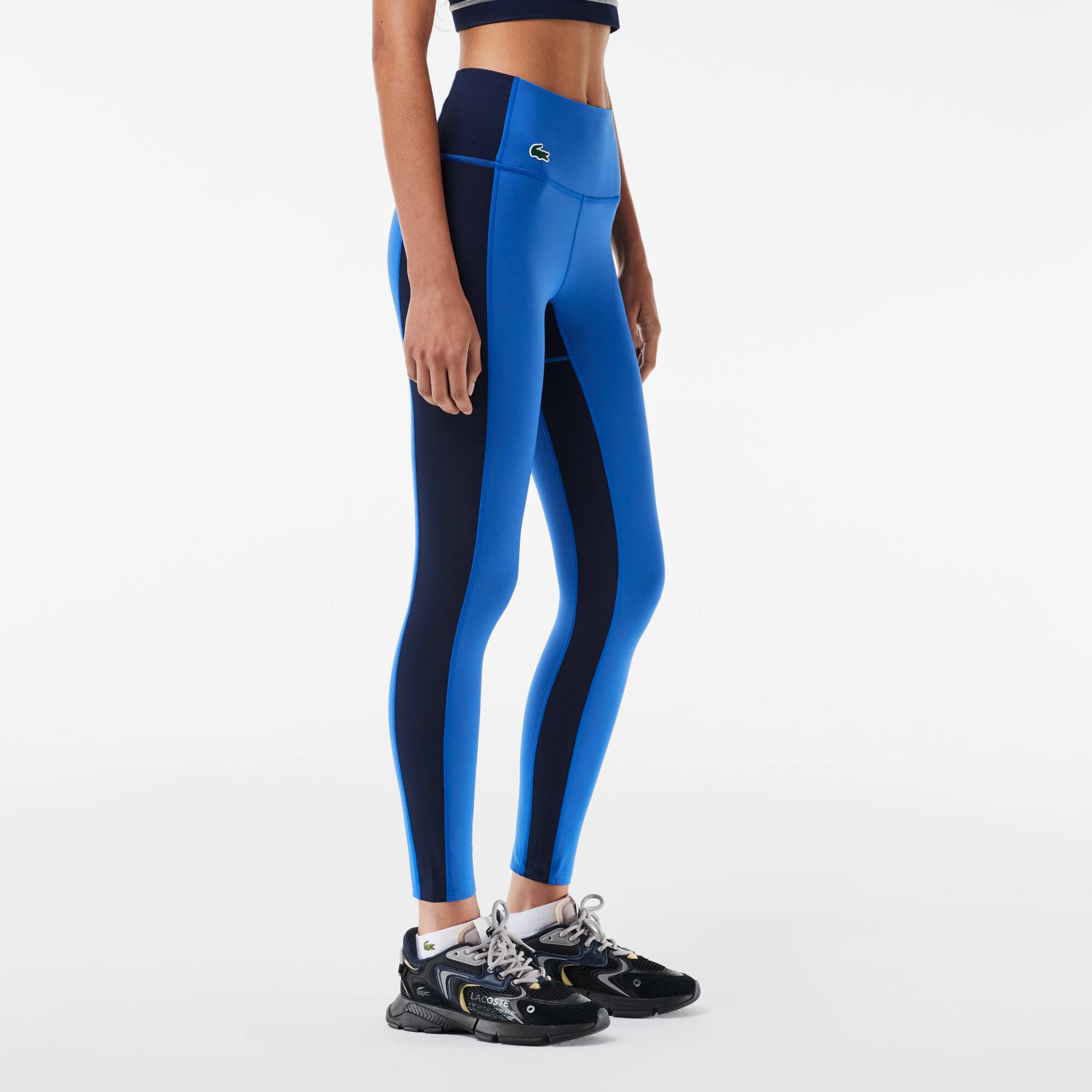 Legging Sport color-block stretch Ultra-Dry Pantalons de survêtement - Bleu - Lacoste - Femme