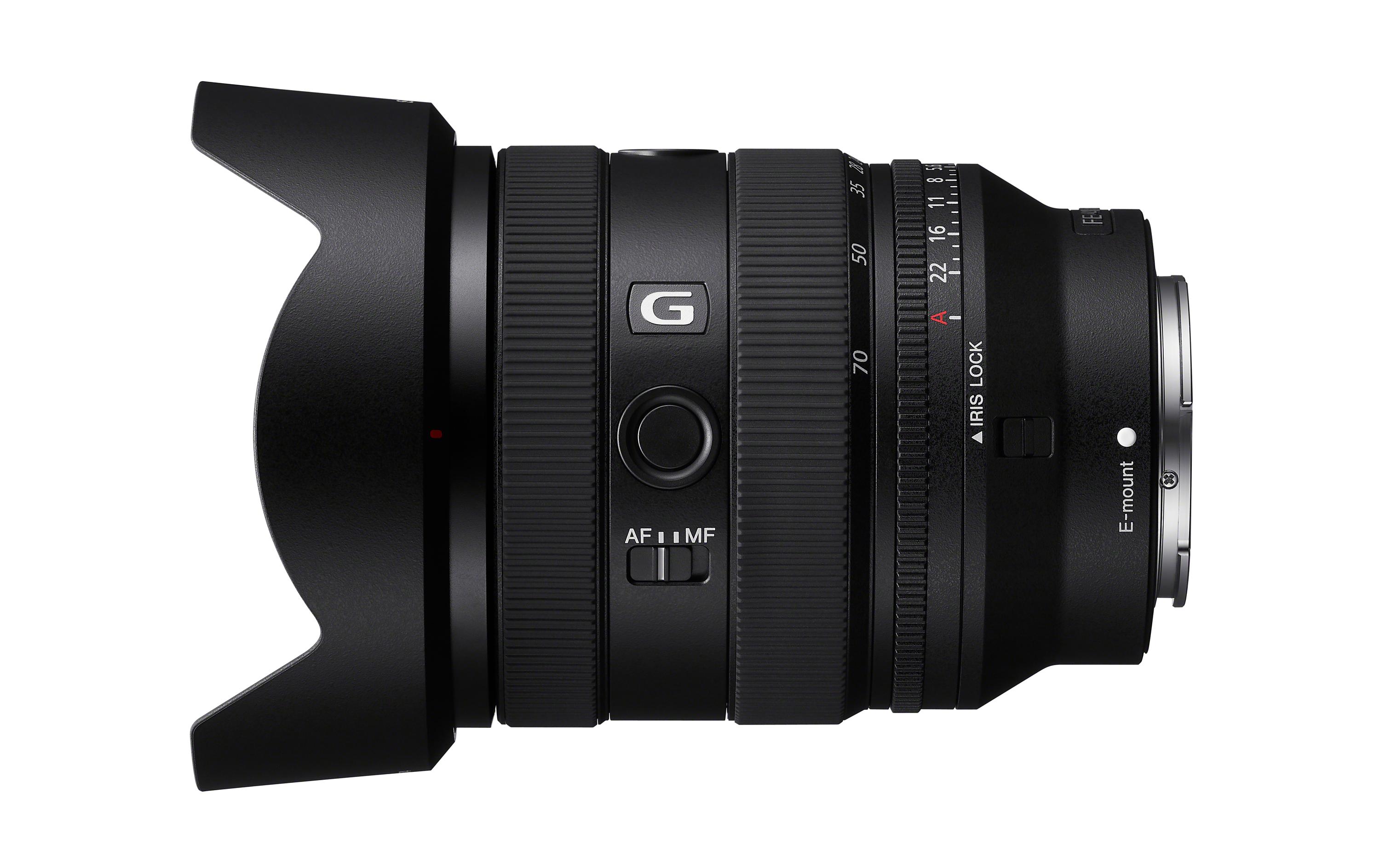 Zoomobjektiv FE 20–70mm F/4 G Sony E-Mount<br>Kompakter, leichter Standard-Zoom mit einem Brennweitenbereich zwischen extrem weiten 20mm bis 70mm