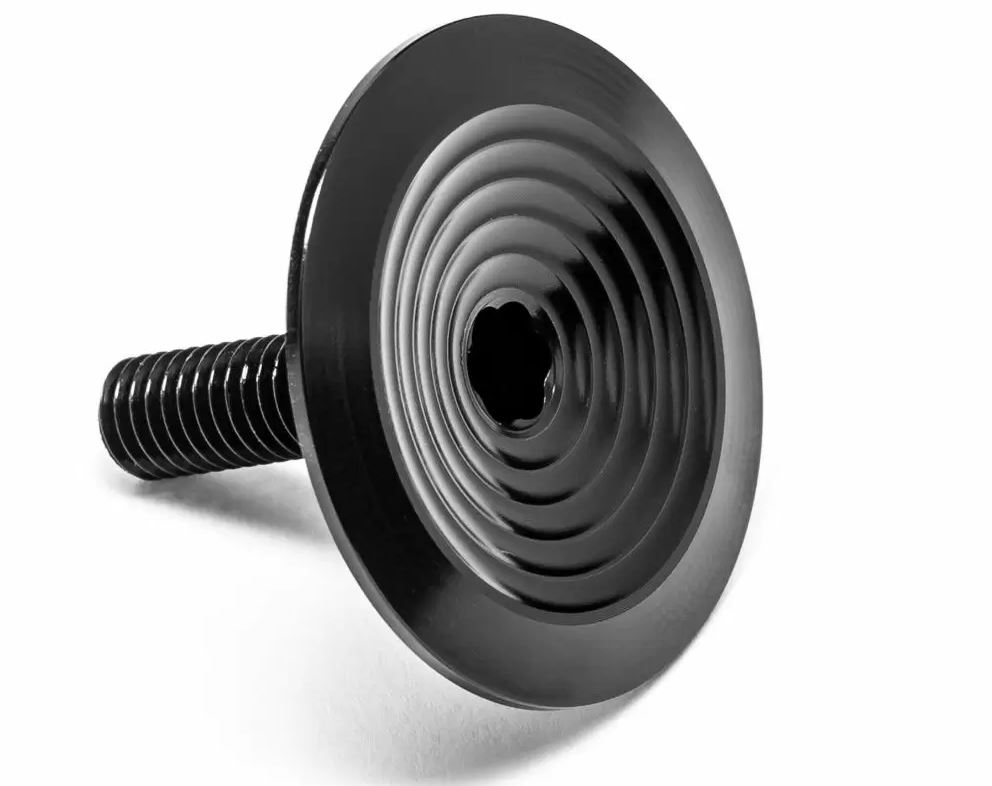 Absolute Black letvægts Top Cap Sort