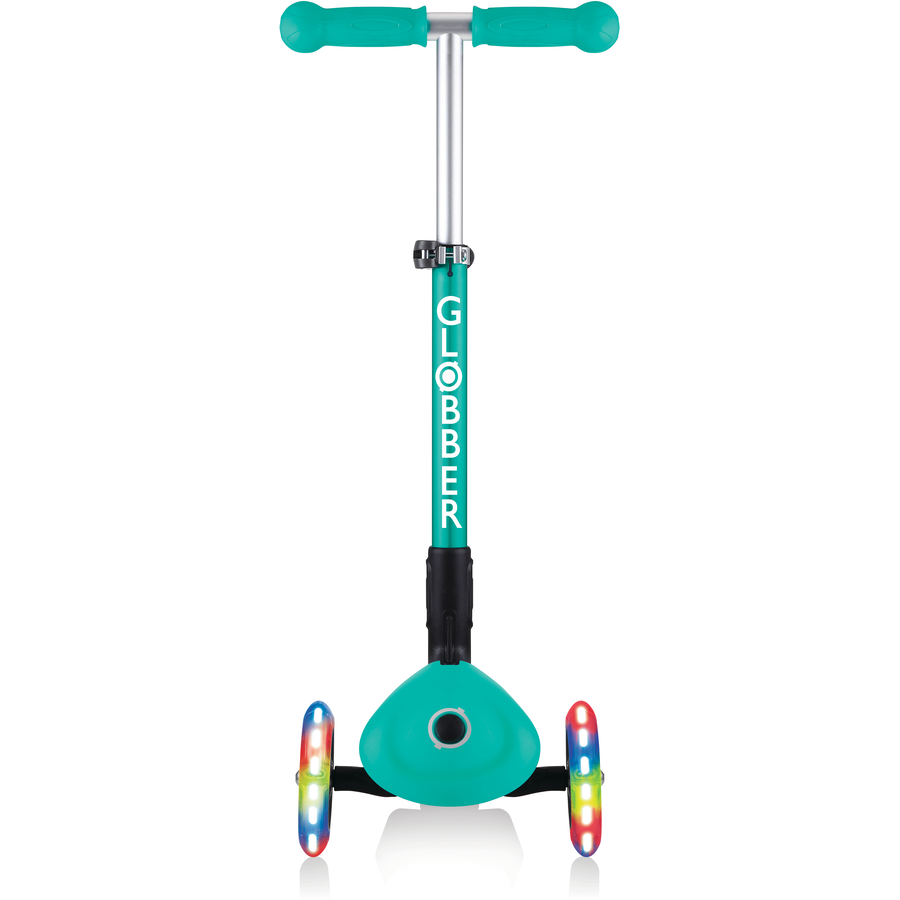 GLOBBER JUNIOR FOLDABLE LIGHTS türkis, mit Leuchtrollen